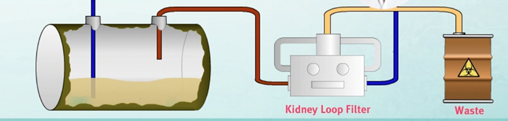 Kidney Loop Fuel Filtering Process
